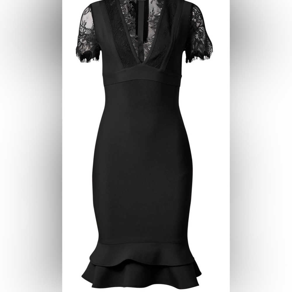 VENUS Black Bandage Strappy Dress size 2X 3X NWOTπ₯π₯ - Picture 15 of 15